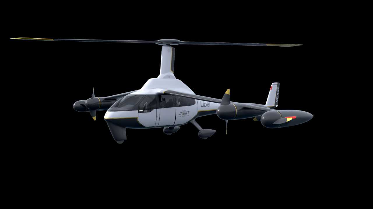 Concept imagery of Jaunt Air Mobility's UAM vehicle. (Jaunt)